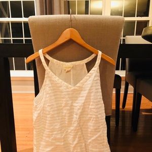 Lucy & Laurel Linen Shimmer Tank